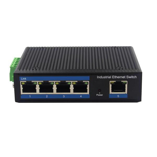 NUFIBER Industrial 10 100M 5 UTP Port Network Ethernet Switch 24V Unmanaged Industrial Switch