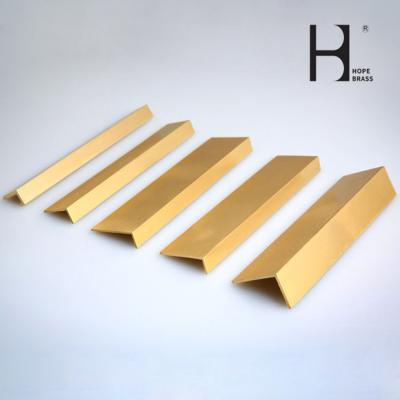 2000mm Length Brass L Profile , C3604 Copper L Shape Profile