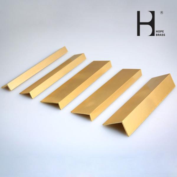 Corrosion Resistant Hbp59-1 Brass L Profile With Mill Finish Surface