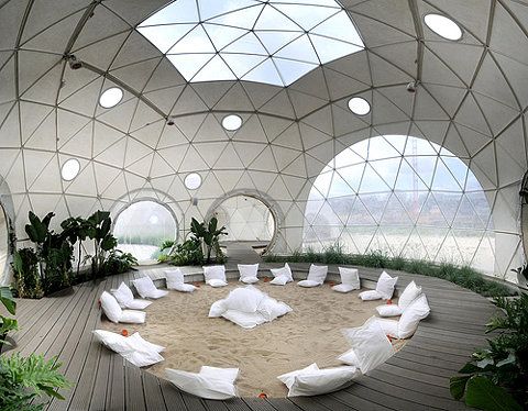 Fire Ratardant Modular Sphere Geodesic Party Dome Tent 200 Kg/Sqm