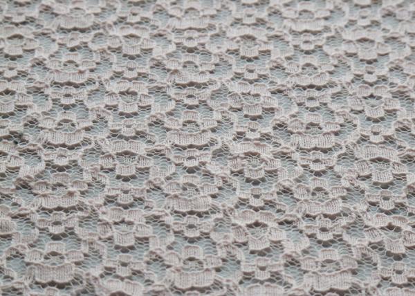 Eco-Friendly Cotton Nylon Lace Fabric For Home Decoration Durable CY-LW0148