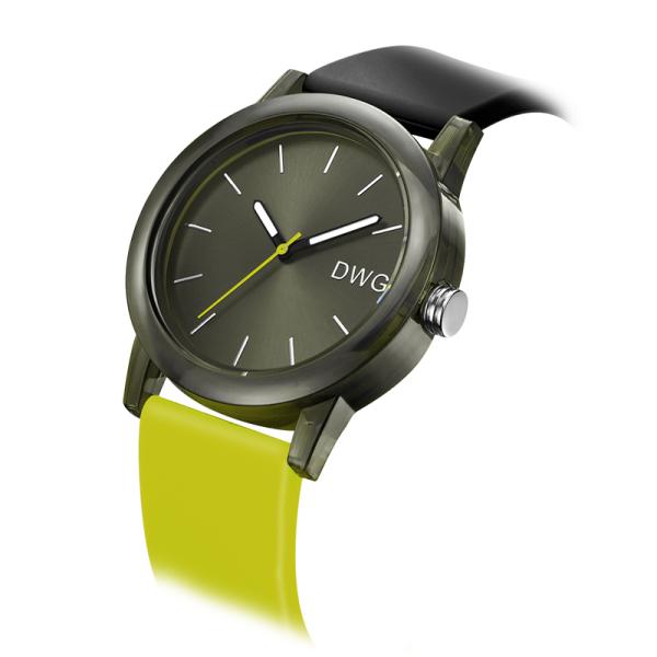 Мягкий нося резиновый дозор кварца силикона ремня с движением кварца Японии