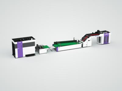 380V 50HZ Automatic Flute Laminator 1650mm*1400mm Cardboard Laminating Machine