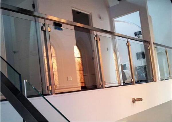 Easy Installation Apartment Balcony Railing Stainless Steel Building Railing Post Glass