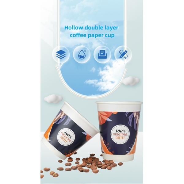 30-Day Return Policy Eco-Friendly Customized Coffee Paper Cups for Hot Water Drinking
