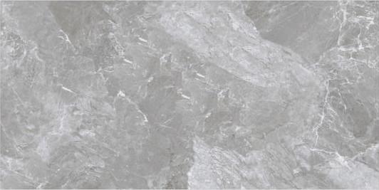 Glazed Porcelain Marble Ceramic Tiles Grey Slightly Glossy And Transparent