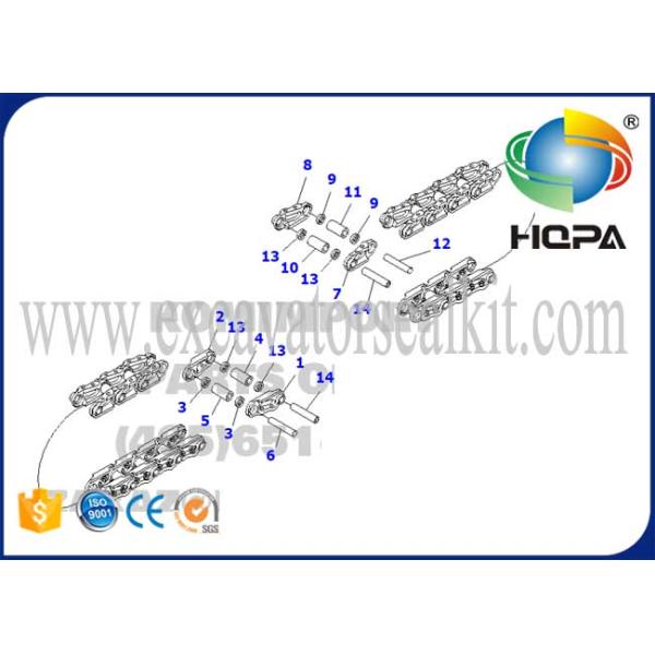 20Y-32-00013 20Y-32-00014 Track Link Komatsu PC200 PC150LC PC180LC PC210 PC228US