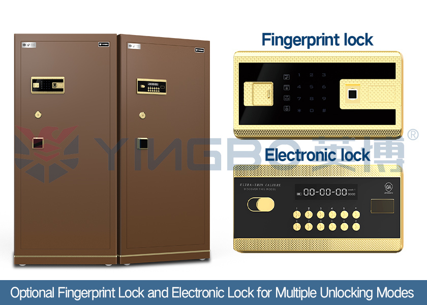 Durable Finish Security Home Safe Box OEM And ODM Brand Customization Dual Power Home Safe