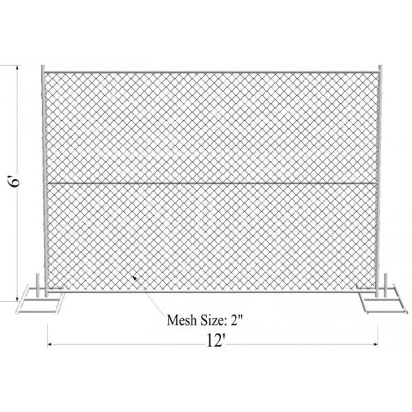 chain link temporary fence