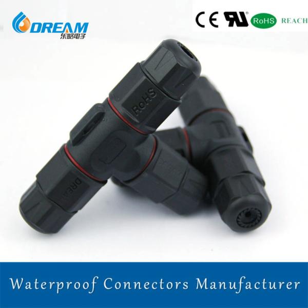Connecteur de distribution rapide à connexion T à 3 broches étanche LED en laiton Matériau de contact Prix d'usine Connecteurs d'alimentation