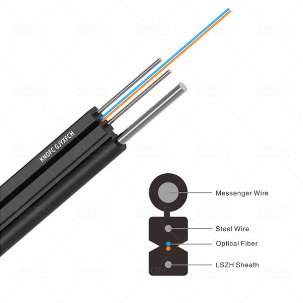 1 Core G657A Steel Wire LSZH Jacket Outdoor Drop Cable