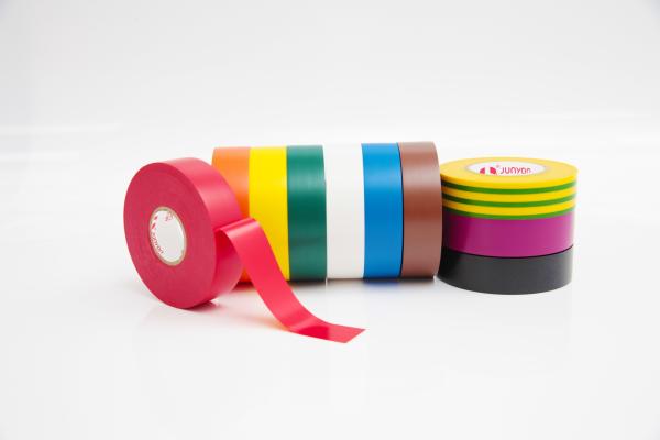 Length 20m PVC Electrical Tape Flame Retardant Orange PVC Tape Roll 15mm 19mm 25mm