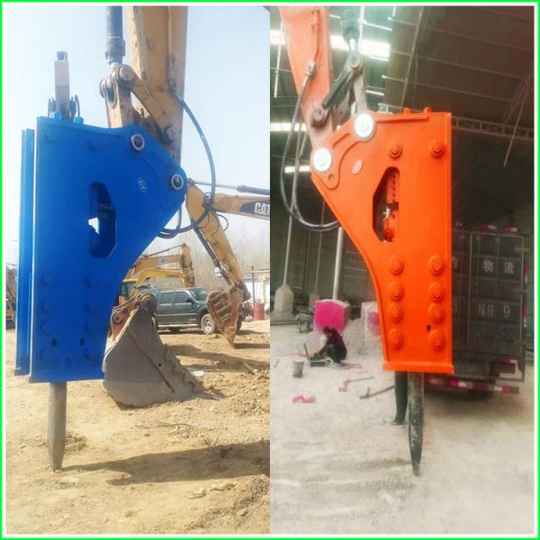 Q345B Crawler Hydraulic Excavator Hammers Concrete Breaker Pits 165mm Rod