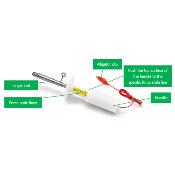IEC 60335-1 Live Parts Test Finger Nail Φ12mm With 50N Built - In Force