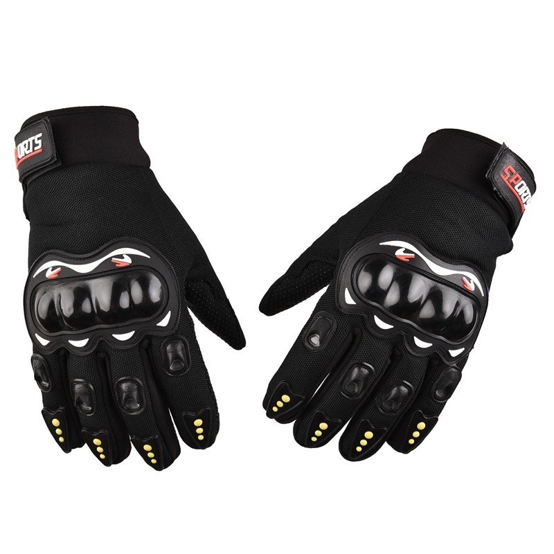 Adults Outdoor Full Finger Motorcycle Glove Custom Anti-Slip Leather Tactical Glove