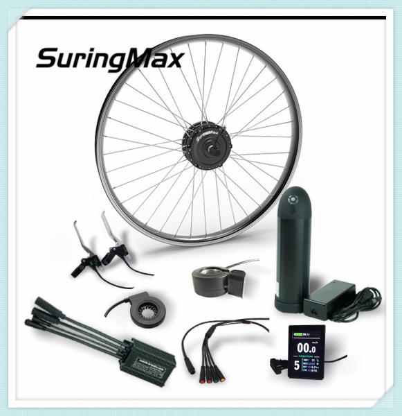 Rear Ebike Wheel Kit , 36V 250W electric Hub Ebike motor Kit With Batteries