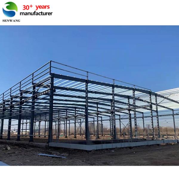 Parapet Wall As Requested Steel Structure Workshop Featuring Painting Live Load 0.5KNm2 Ideal for Industrial and Commercial