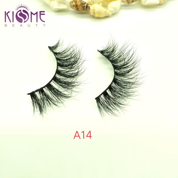Gorgeous 3d Real Natural Mink Eyelashes Densed Black Cotton Band No Harm