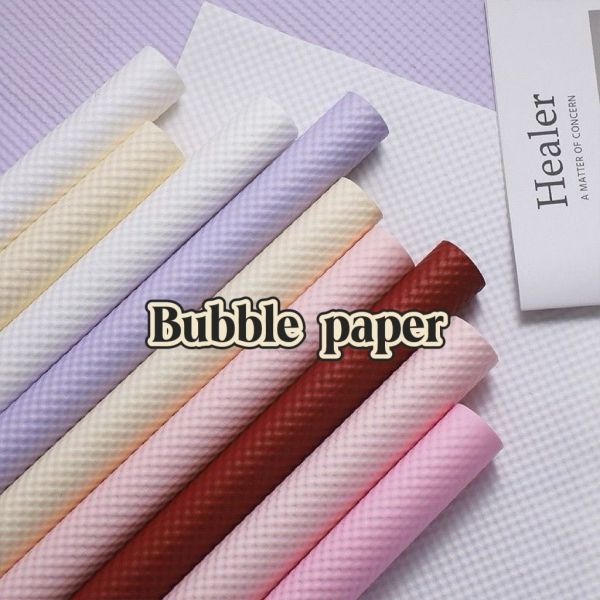 10m Bubble Paper Roll 50m Customized Color Brown Wrapping Paper Roll