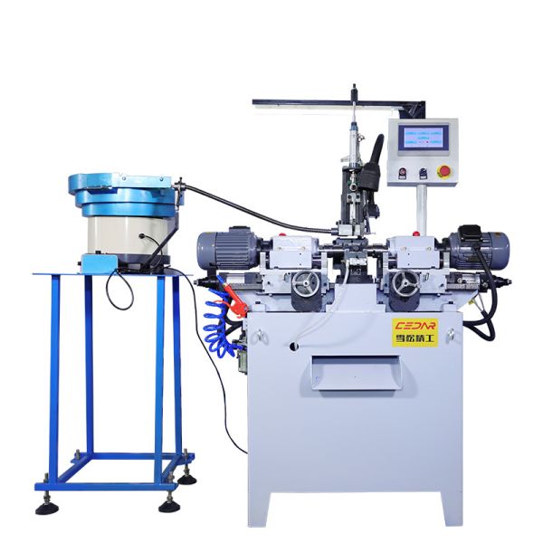 30 Hydraulic Double Head Pneumatic Chamfering Machine For Flattening Ends Of Metal Pipes