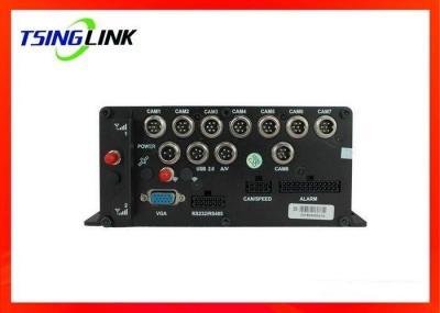 HD 1080P 4G Vehicle Mobile DVR , 8 Channel Car DVR For Vehicle Security