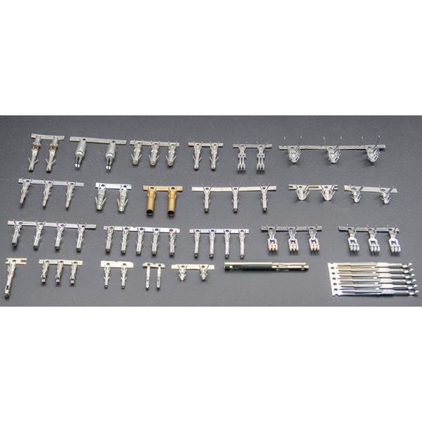 4p Brass Crimp Terminals 2.5mm Female Metal Stamping 3A 250V