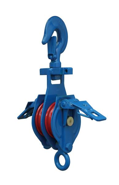Double Sheave Block Pulley / Snatch Block Pulley With Hook Open Type CE