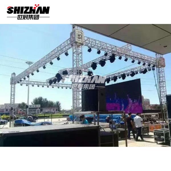 Ферменная конструкция освещения концерта алюминиевой ферменной конструкции света этапа 6061-T6 облегченная