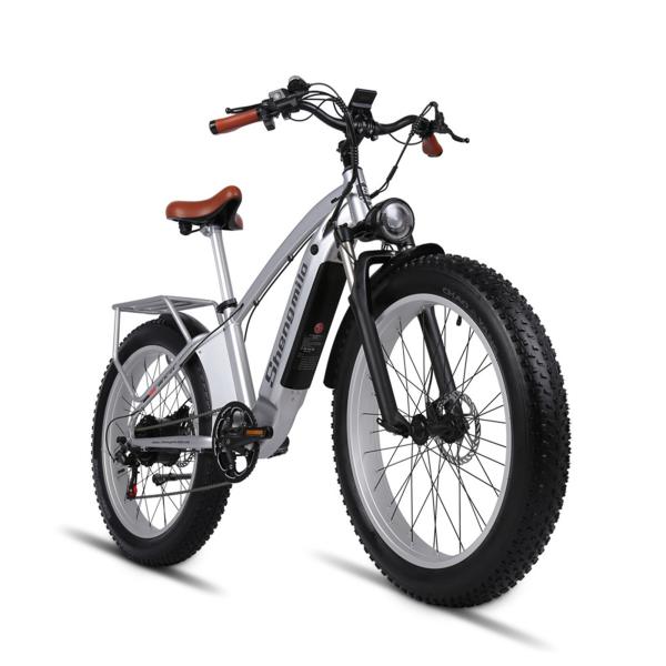 48V 17.5AH LG Battery Retro Electric Bike With Front Suspension 1000W Motor Power