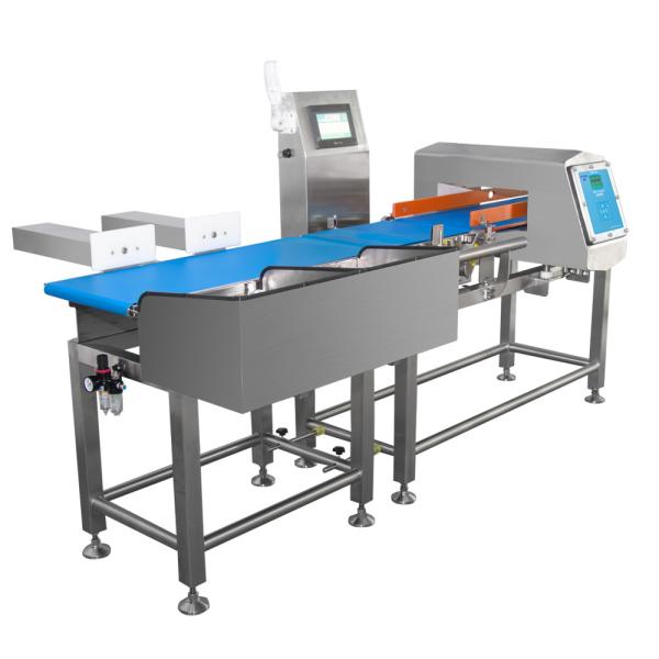 Полный сенсорный экран Checkweigher металлоискатель комбинация