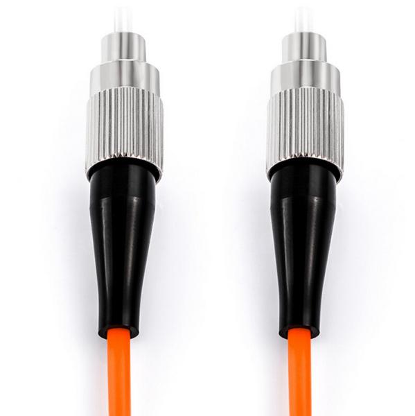 FC To FC OM1 62.5/125um 3.0mm Simplex Orange Multimode Fiber Optic Patchcord