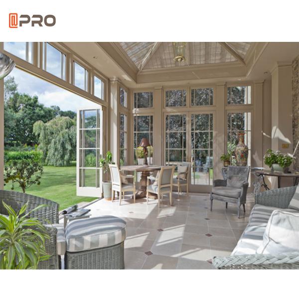 Tempered Glass Slant Roof Winter Garden Sunroom Conservatory