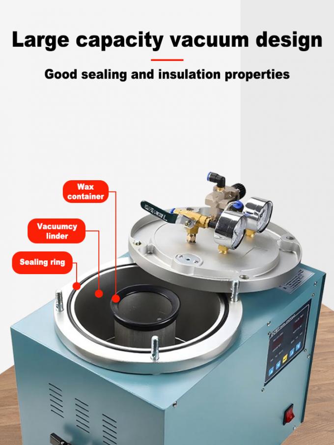 Jewelry Wax Injection Equipment Rated at 400W Power, Holding Up to 3kg Wax, with a 0°C to 85°C Temperature Control Range