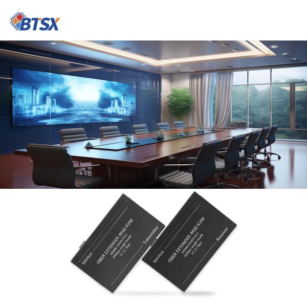 Extendeur fibre optique HDMI 4K30 10KM, Extendeur fibre à latence nulle, Centre de commande et de contrôle, Extendeur KVM sur fibre