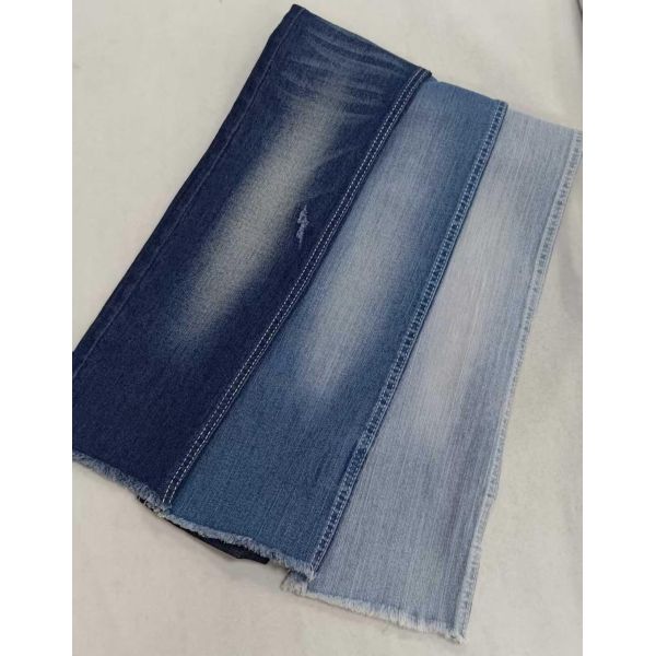 8.1 oz  Dark indigo with full width 180cm /12+12*21/40+21/70 Denim fabric JSD3351 for men jeans