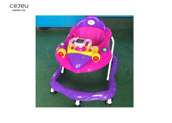 Rocket Deisgn Baby Foldable Walker roxo com os volantes por 13 meses