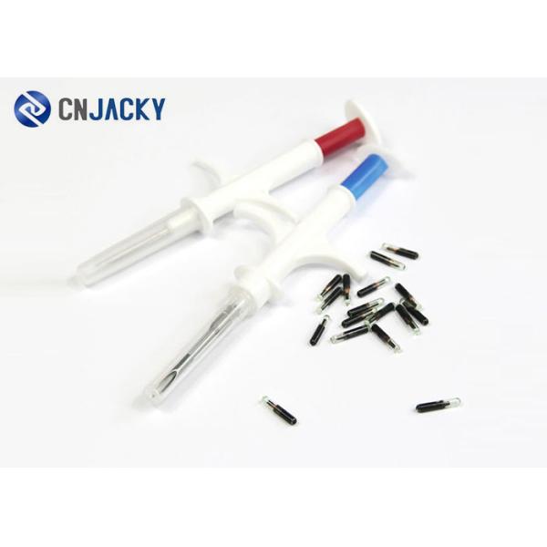 Small Capsule Passive UHF RFID Tag Label , Rfid Glass Tag For Animal / Pet