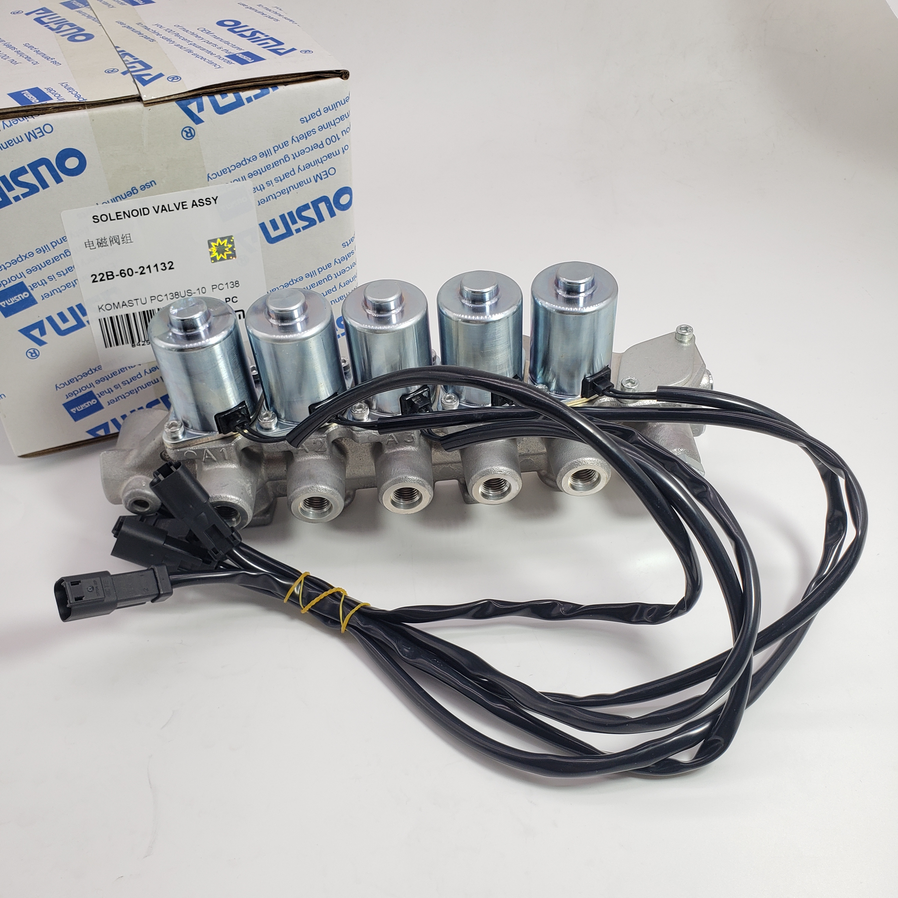 Excavator Solenoid Valve Group 22B-60-21132  For KOMATSU PC138US-10 PC138