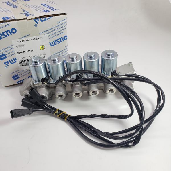 Excavator Solenoid Valve Group 22B-60-21132 For KOMATSU PC138US-10 PC138