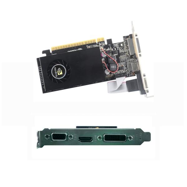 PCWINMAX GT 710 Карта графики Geforce 1 ГБ 2 ГБ 64 Бита GDDR3 902 МГц Одиночный вентилятор низкопрофильный графический процессор для рабочего стола