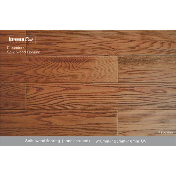 Luxurious Robinia Antique Wood Flooring E0 910mm * 125mm * 18mm