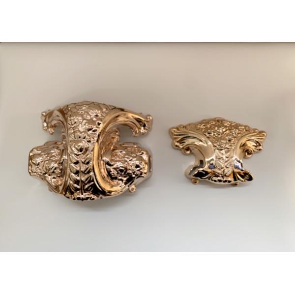 Gold Silver Color Casket Hardware Kit PP ABS Plastic