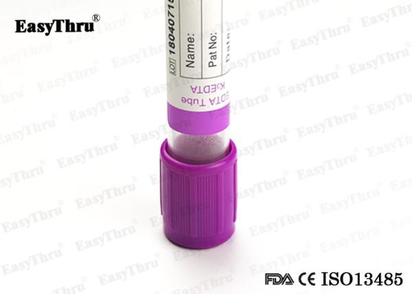 Vacuum Durable Blood Sample Collection Tubes Harmless Multipurpose