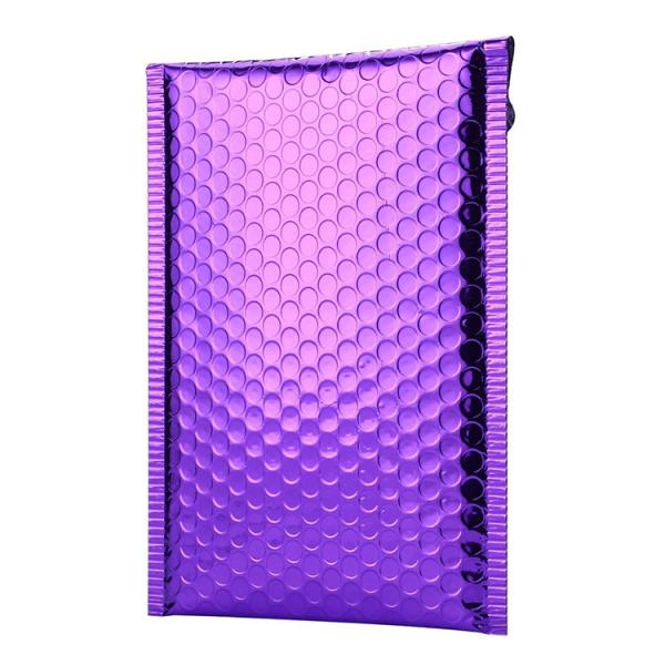 Co Extruded Film 6x9 Metallic Bubble Mailers High Strength Superior Cushioning