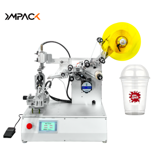 Lightweight 80kg Semi Auto Sticker Labeling Machine Applicator With Dispenser