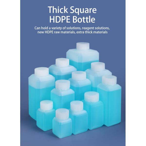 Biochemistry 500ml 16 Oz HDPE Bottle Transulcent Plastic Vials For Pharmaceutical