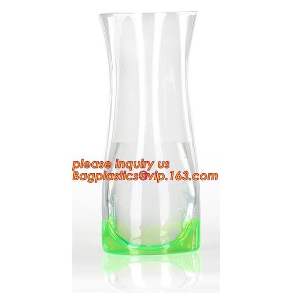 Square Plastic Vase,Plastic Flower Vases, transparent PVC bag, vase pouch, stand up vase, plastic vase, floral bags pack