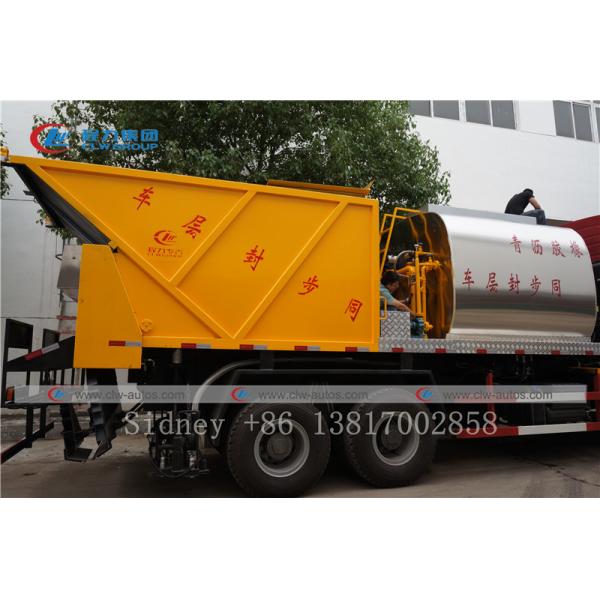 HOWO 6X4 Stainless Steel Q304-2B Asphalt Paving Truck