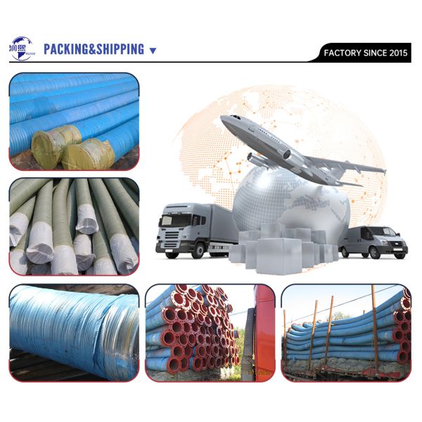 Flexible Dredging Rubber Hose Mud Water Sand Suction And Discharge Hose Pipe