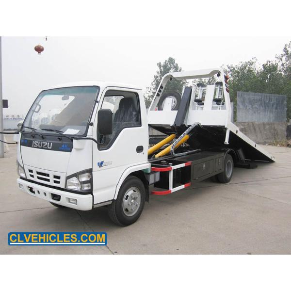 600P 130hp International Flatbed Tow Truck Isuzu Rollback Truck Diesel